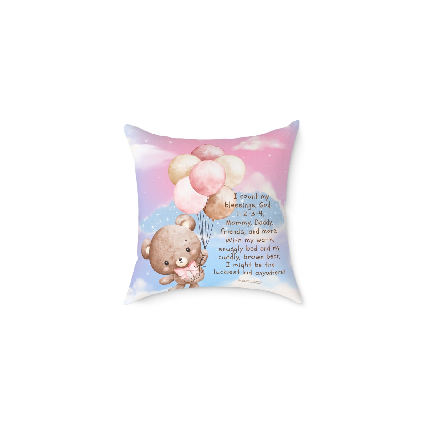 Square Poly Canvas Pillow